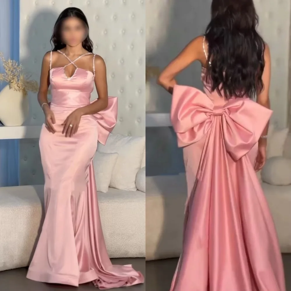 Customized V-Neck Evening Dress Satin Sleeveless Gorgeous Prom Dresses Formal Occasion Ruffles Beading Party Gown Robe Soiree
Customized V-Neck Evening Dress Satin Sleeveless Gorgeous Prom Dresses Formal Occasion Ruffles Beading Party Gown Robe Soiree