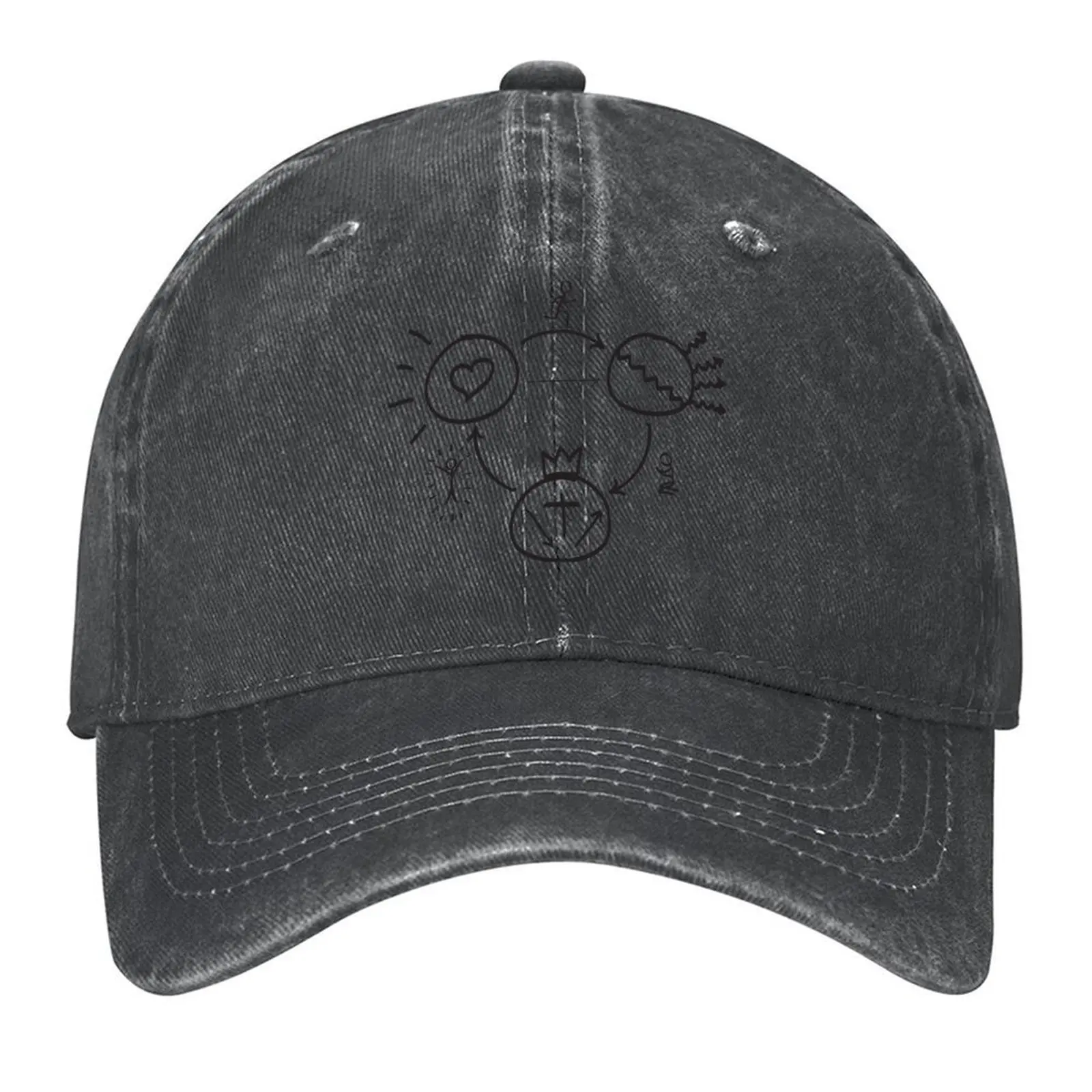 3 Circles Gospel Baseball Cap Wild Ball Hat Fashion Beach Hat Man For The Sun Hat Baseball Cap Boy Women's
3 Circles Gospel Baseball Cap Wild Ball Hat Fashion Beach Hat Man For The Sun Hat Baseball Cap Boy Women's