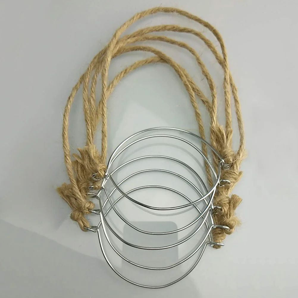 6Pcs Mason Jar Rope Handles Mason Jar Hangers and Hooks for Regular Mouth Mason Jar Pint Jar Canning Jars
6Pcs Mason Jar Rope Handles Mason Jar Hangers and Hooks for Regular Mouth Mason Jar Pint Jar Canning Jars