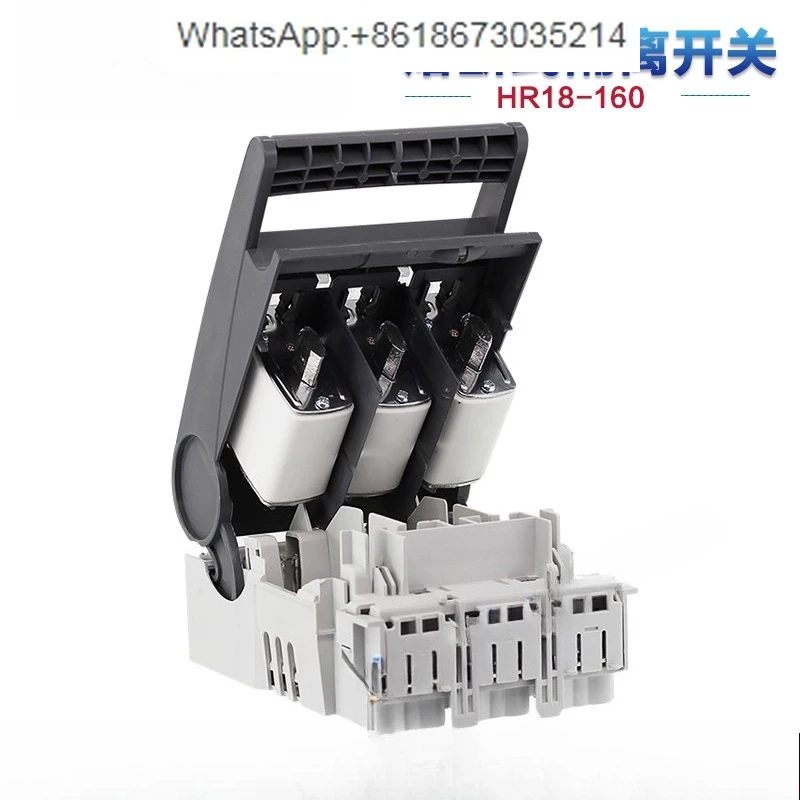 Fused isolation switch, safety knife switch HR18-160/3 HR5HR6 copper 3P160A knife fusion switch
Fused isolation switch, safety knife switch HR18-160/3 HR5HR6 copper 3P160A knife fusion switch