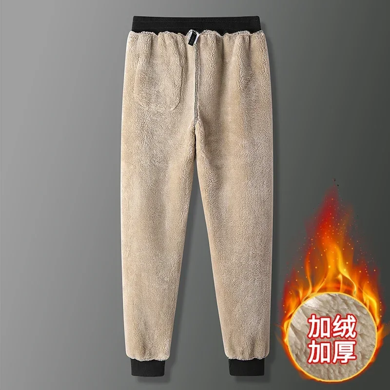 Solid Color Thick Warm Plus Velvet Pants male Sports Jogges pant Men's casual Winter Fleece Trousers male Running Gym Sweatpants
Solid Color Thick Warm Plus Velvet Pants male Sports Jogges pant Men's casual Winter Fleece Trousers male Running Gym Sweatpants