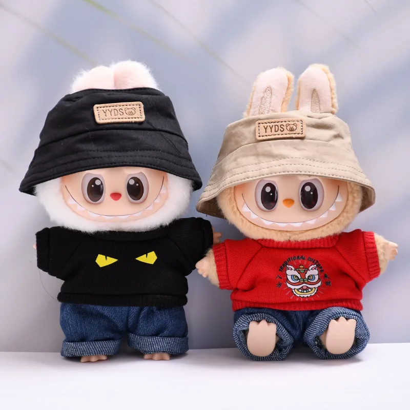 17cm Labubu Dolls Clothes I II Idol The Monster Outfit Accessories Sitting Party Gifts Cool Boy T-shirt Jeans Fashionable EF13G
17cm Labubu Dolls Clothes I II Idol The Monster Outfit Accessories Sitting Party Gifts Cool Boy T-shirt Jeans Fashionable EF13G