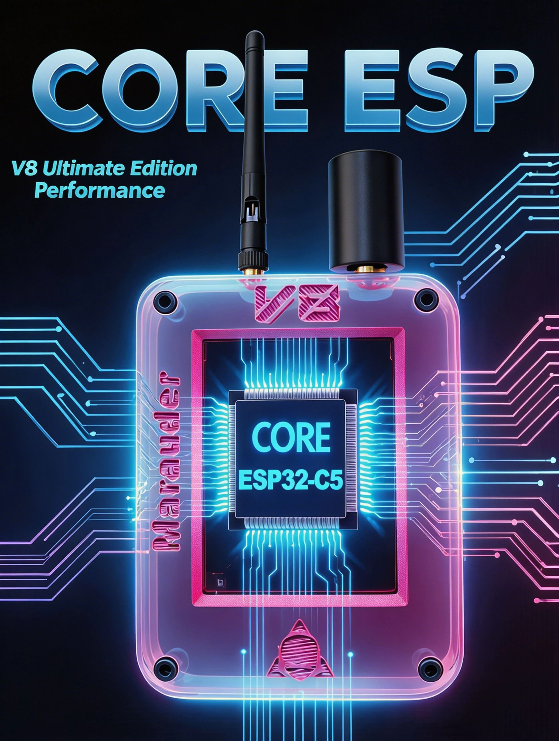 Ultimate Edition ESP32Marauder V8 ESP32-C5 2.8 Inch Touch Display Dual Band WiFi Bluetooth GPS Support 2.4G & 5G Signal Wireless
Ultimate Edition ESP32Marauder V8 ESP32-C5 2.8 Inch Touch Display Dual Band WiFi Bluetooth GPS Support 2.4G & 5G Signal Wireless