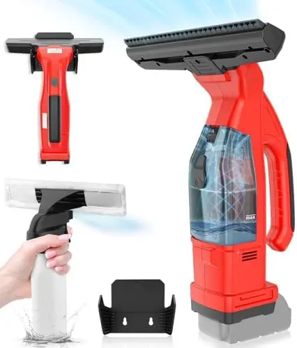 Cordless Window Vacuum Squeegee for 18V – Electric Glass Cleaner for Windows, Mirrors & Car Windshields
Cordless Window Vacuum Squeegee for 18V – Electric Glass Cleaner for Windows, Mirrors & Car Windshields
