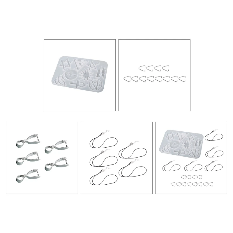 Necklace Ornament Mold Pendant Decor Pentagram for Sun Flower Keychain Silicone N0HE
Necklace Ornament Mold Pendant Decor Pentagram for Sun Flower Keychain Silicone N0HE