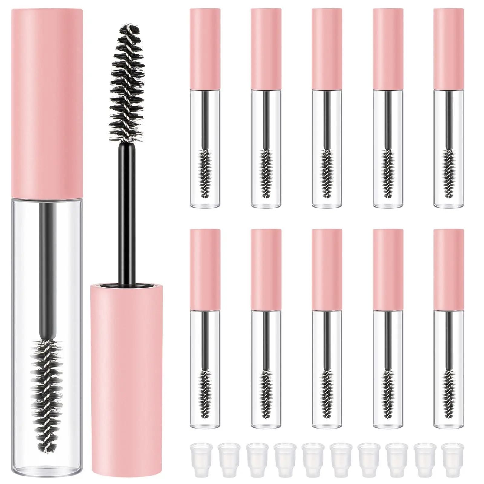 10pcs Empty Mascara Tubes Lightweight Leakproof DIY Containers with Handy Brush for Travel Beginners Practice Daily Use
10pcs Empty Mascara Tubes Lightweight Leakproof DIY Containers with Handy Brush for Travel Beginners Practice Daily Use