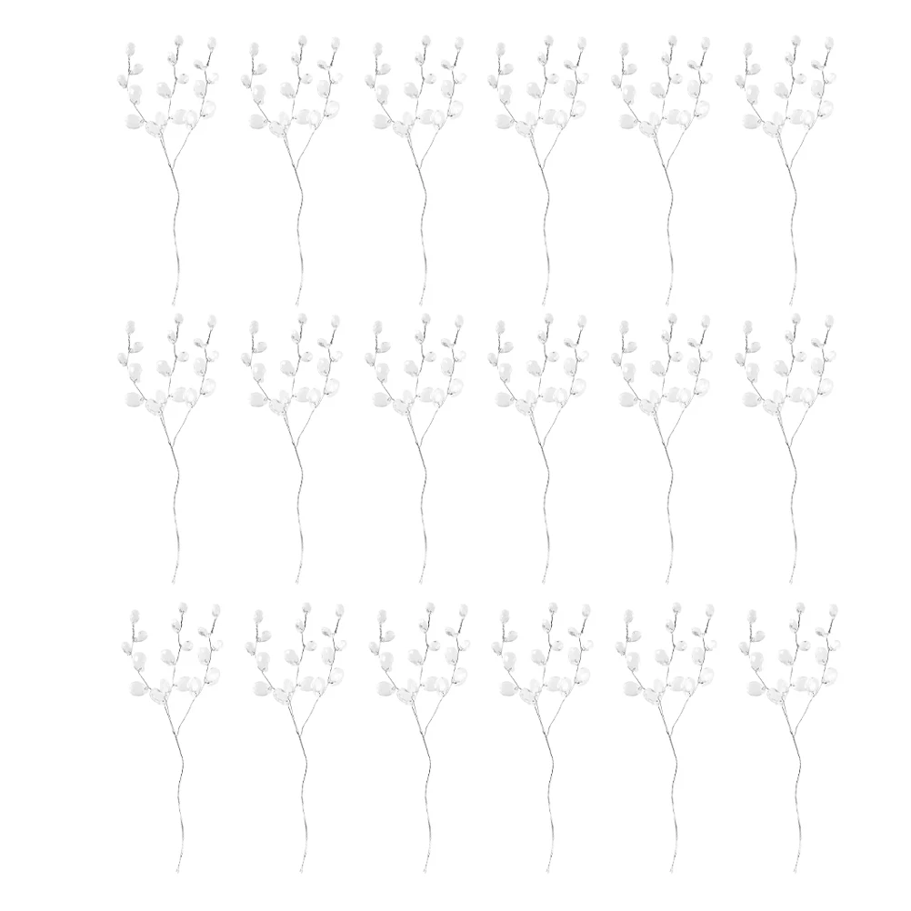 100pcs White Acrylic Bead Flower Stems Realistic Decoration Home Wedding Party Gifts Centerpieces Artificial Flowers
100pcs White Acrylic Bead Flower Stems Realistic Decoration Home Wedding Party Gifts Centerpieces Artificial Flowers