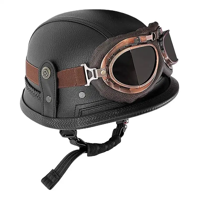 German Helmet Motorcycle Protective Scooter Helmet Half Face Head Protective Gear For Motorbike Motorcycle Scooter Safety
German Helmet Motorcycle Protective Scooter Helmet Half Face Head Protective Gear For Motorbike Motorcycle Scooter Safety