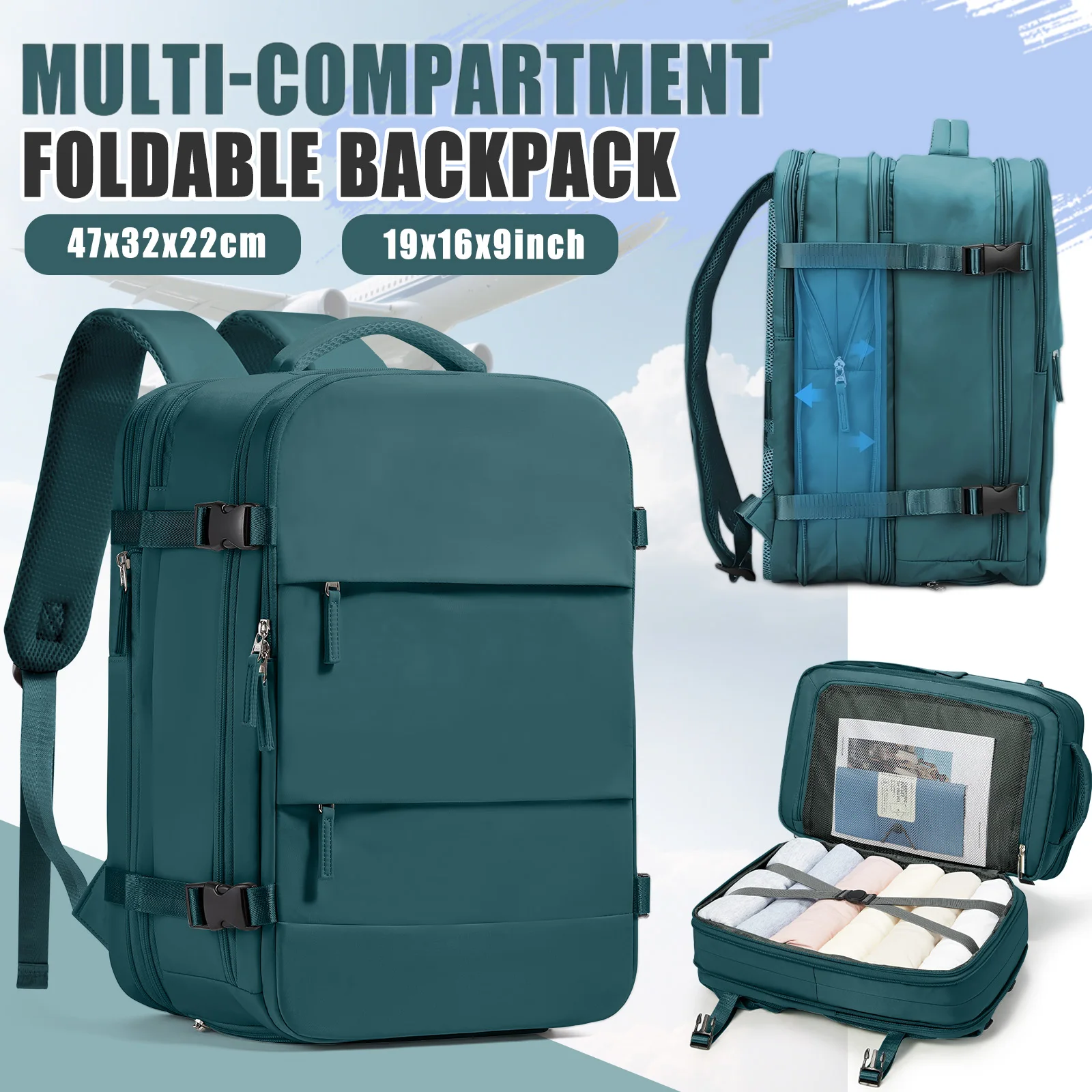 Women's Backpack Airplane Cabin Backpack Large Capacity Expansion Travel Backpack, Hand Luggage Backpack Laptop Backpack Men
Women's Backpack Airplane Cabin Backpack Large Capacity Expansion Travel Backpack, Hand Luggage Backpack Laptop Backpack Men