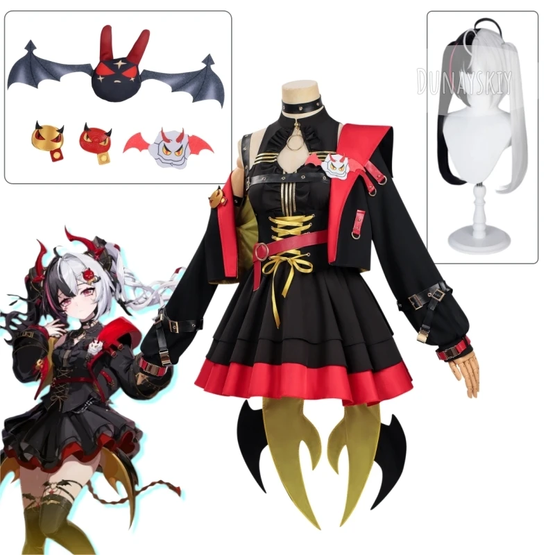 NTE Lacrimosa Golden Symphony Cos Dress Neverness to Everness Cosplay Costume Game Gothic Red Black Lolita Cos Wigs Halloween
NTE Lacrimosa Golden Symphony Cos Dress Neverness to Everness Cosplay Costume Game Gothic Red Black Lolita Cos Wigs Halloween