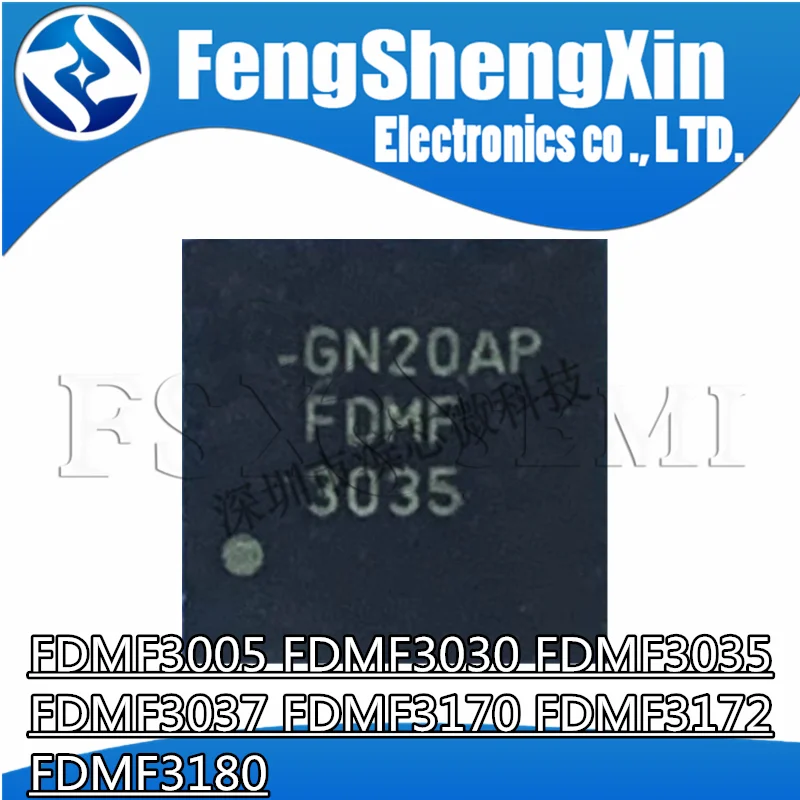 5PCS FDMF3005 FDMF3030 FDMF3035 FDMF3037 FDMF3170 FDMF3172 FDMF3180 QFN Chipset
5PCS FDMF3005 FDMF3030 FDMF3035 FDMF3037 FDMF3170 FDMF3172 FDMF3180 QFN Chipset