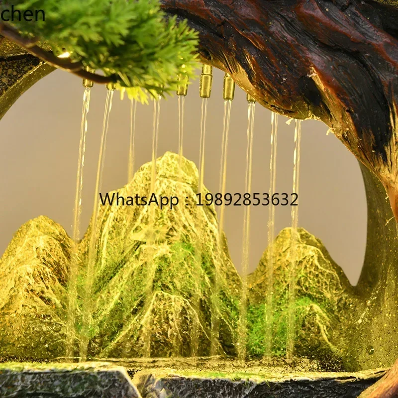 GZ/rockery flowing water fountain office TV cabinet circulating water lucky bonsai decorative ornament
GZ/rockery flowing water fountain office TV cabinet circulating water lucky bonsai decorative ornament