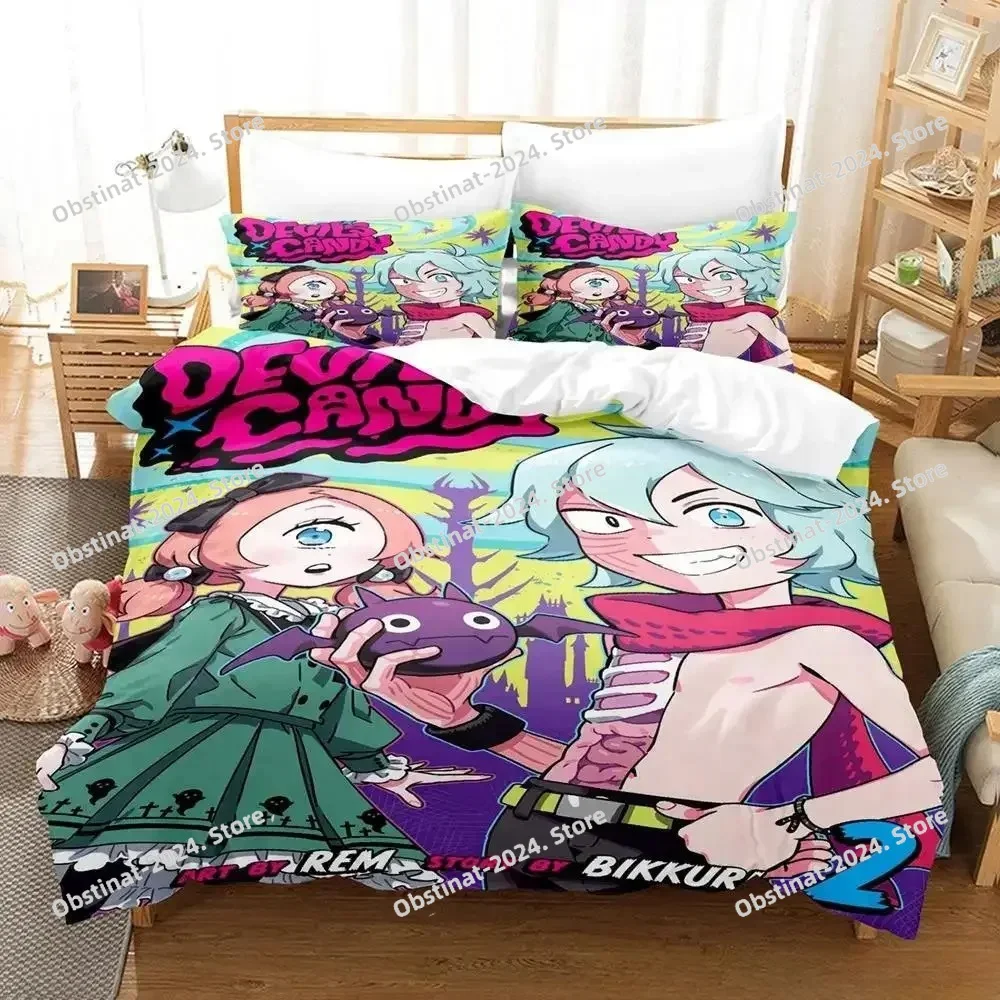 Devil's Candy Bedding Set Single Twin Full Queen King Size Bed Set Adult Kid Bedroom Duvet cover Sets 3D Anime Bed Sheet Set
Devil's Candy Bedding Set Single Twin Full Queen King Size Bed Set Adult Kid Bedroom Duvet cover Sets 3D Anime Bed Sheet Set