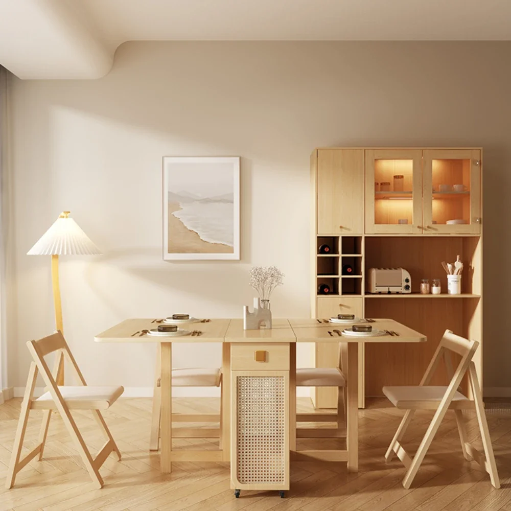 Solid Wood Foldable Nordic Modern Minimalist Rectangular Household Eating Table
Solid Wood Foldable Nordic Modern Minimalist Rectangular Household Eating Table