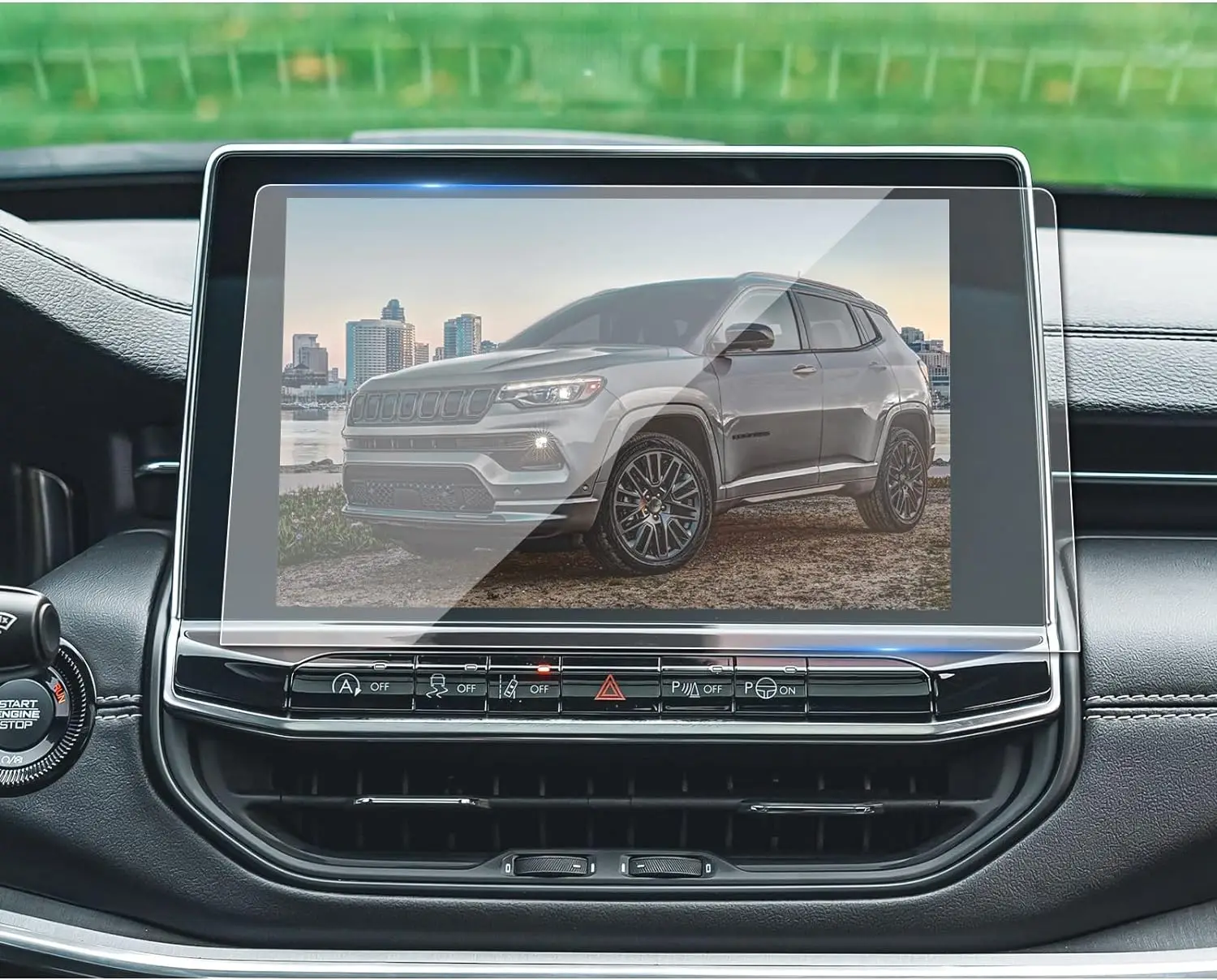 Защитное закаленное стекло для 2023 2024 Jeep Compass Car 10,1 дюйма, GPS навигация, фотопленка для экрана с защитой от царапин
Защитное закаленное стекло для 2023 2024 Jeep Compass Car 10,1 дюйма, GPS навигация, фотопленка для экрана с защитой от царапин