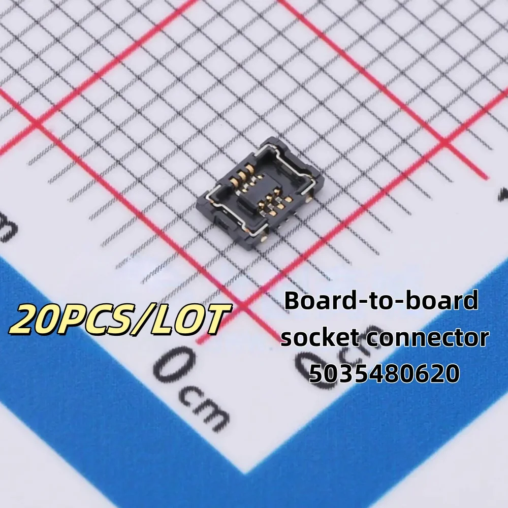 20PCS/LOT 5035480620 503548-0620 05035480620 6PIN P=0.4mm Board-to-board socket connector New Original
20PCS/LOT 5035480620 503548-0620 05035480620 6PIN P=0.4mm Board-to-board socket connector New Original
