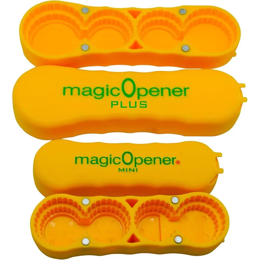 1 mO MINI or small plastic s & 1 mO PLUS or larger plastic s - Soda Opener - Water Opener | Good for 16 sizes | HeAids
1 mO MINI or small plastic s & 1 mO PLUS or larger plastic s - Soda Opener - Water Opener | Good for 16 sizes | HeAids