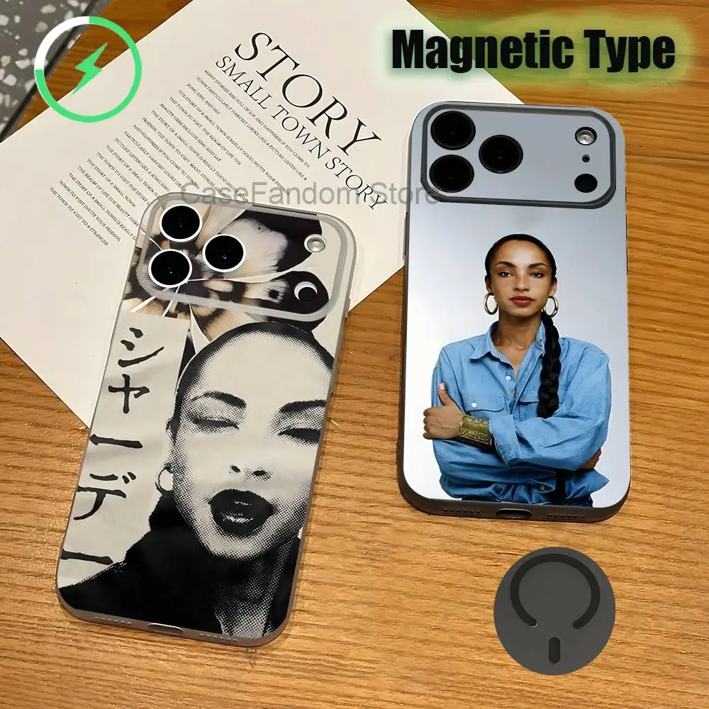 Singer S-Sade For iPhone 17,16,15,14,13,12,11,Pro,Max,Plus Magnetic Wireless Charging Transparent gray Phone Case
Singer S-Sade For iPhone 17,16,15,14,13,12,11,Pro,Max,Plus Magnetic Wireless Charging Transparent gray Phone Case