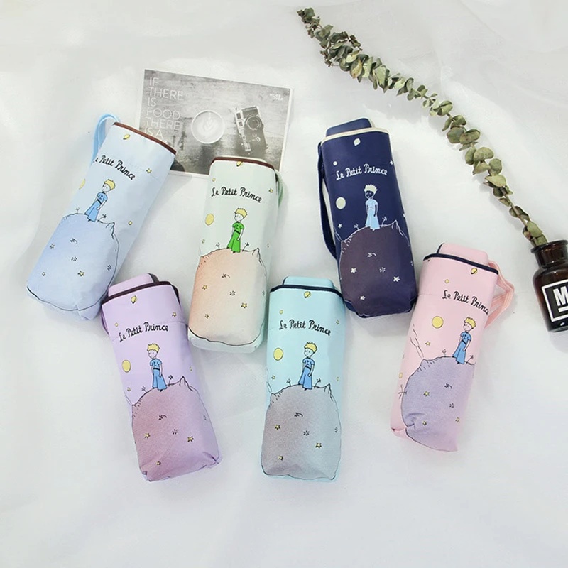 Mini Cute Little Prince Umbrella Rain Women Pocke Folding Umbrellas Female Sunny Parasol Lovely Pocket Girls Gift Umbrella
Mini Cute Little Prince Umbrella Rain Women Pocke Folding Umbrellas Female Sunny Parasol Lovely Pocket Girls Gift Umbrella