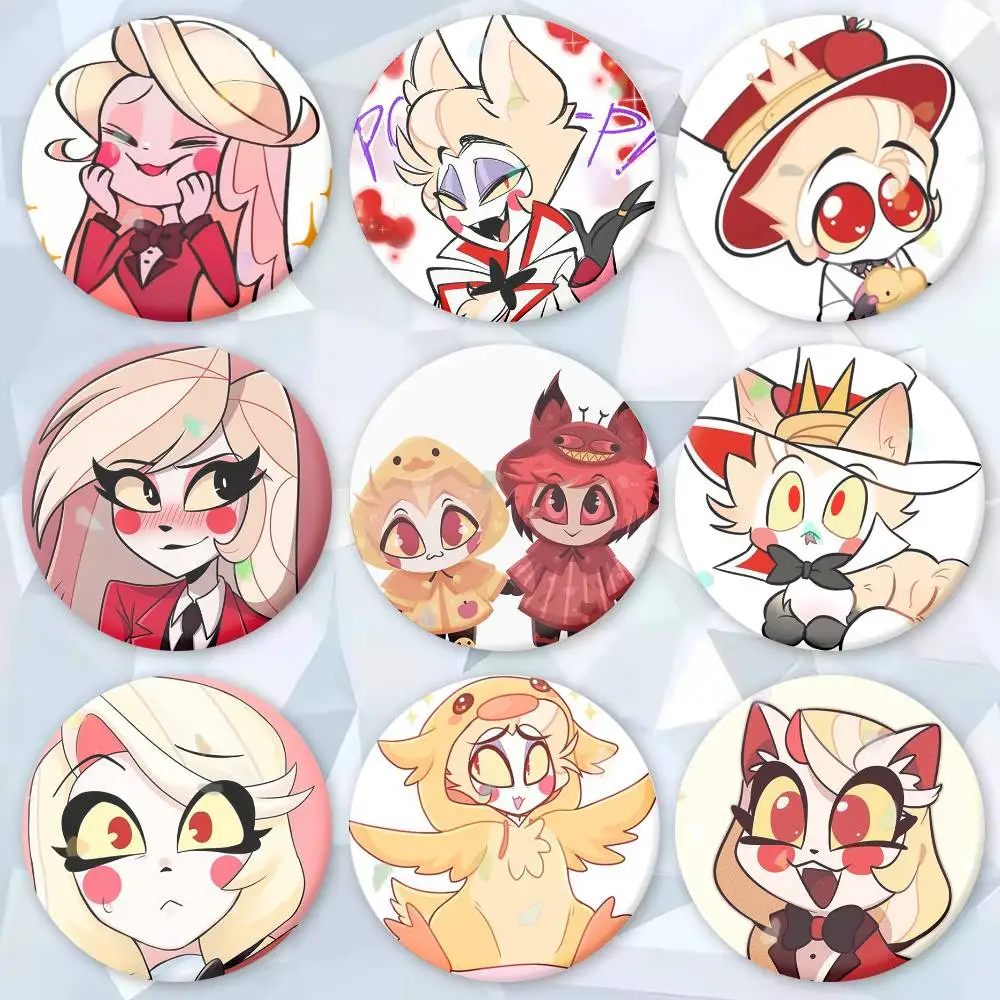Funny Cartoon Hazbin Hotel Button Pins Backpack Clothing Decor Brooch Badge Jewelry Gifts for Kids
Funny Cartoon Hazbin Hotel Button Pins Backpack Clothing Decor Brooch Badge Jewelry Gifts for Kids