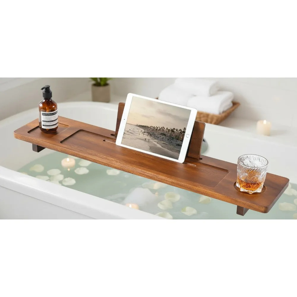 35-дюймовый регулируемый поддон для ванны Caddy — нескользящий держатель для телефона/вина для отдельно стоящих ванн
35-дюймовый регулируемый поддон для ванны Caddy — нескользящий держатель для телефона/вина для отдельно стоящих ванн