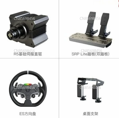 R5 Bundled Racing R5 Bundled Kit Direct Drive Wheel Base Peak Torque AppCloud Control with Steering Wheel Pedal Table Clamp
R5 Bundled Racing R5 Bundled Kit Direct Drive Wheel Base Peak Torque AppCloud Control with Steering Wheel Pedal Table Clamp