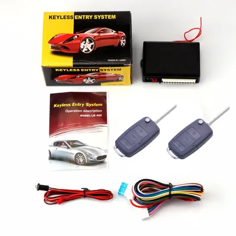 Centralized Lock Keyless Entry System Central Locking Car Alarm Accessories Door Windows Remote Control Trunk Key DIY Universal