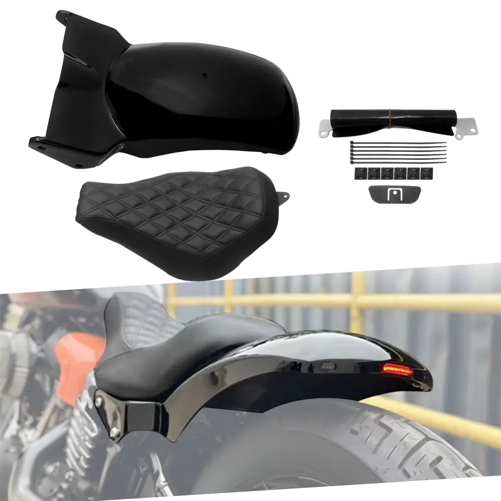 Новое заднее крыло и сиденье для Harley Softail Street Bob, Fat Bob, Slim, Low Rider, Sports Glide 2018-2023, цвет Vivid Black
Новое заднее крыло и сиденье для Harley Softail Street Bob, Fat Bob, Slim, Low Rider, Sports Glide 2018-2023, цвет Vivid Black