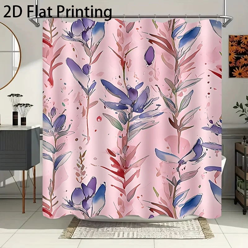 Large Watercolor Botanical Floral Shower Curtain Liner Pink Blue Modern Bathroom Decor 180x200cm
Large Watercolor Botanical Floral Shower Curtain Liner Pink Blue Modern Bathroom Decor 180x200cm