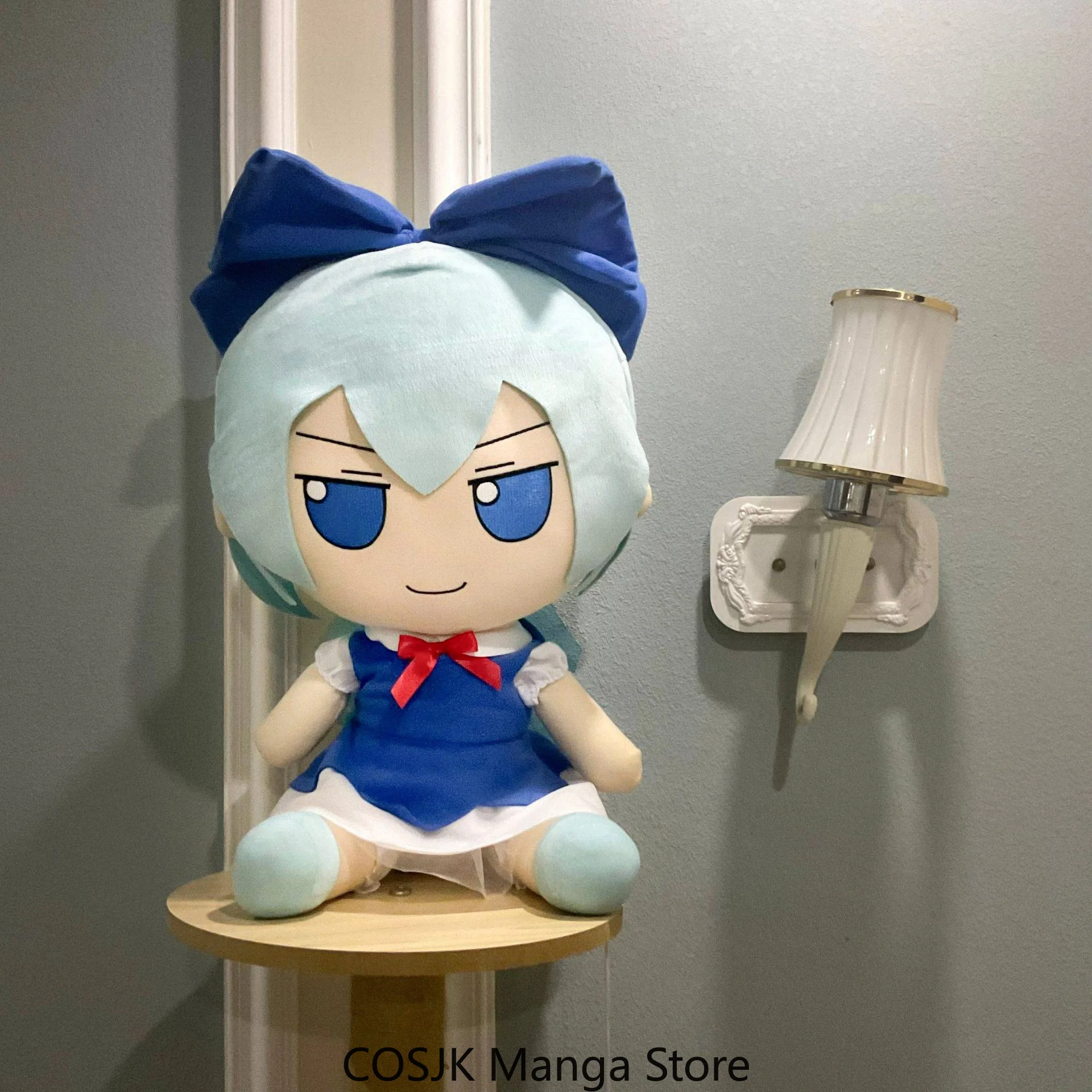 Amine Touhou Project Cirno fumo Big Head 50cm Plush Pillow Cosplay Dress Up Stuffed Body Clothes Outfit Birthday Gift
Amine Touhou Project Cirno fumo Big Head 50cm Plush Pillow Cosplay Dress Up Stuffed Body Clothes Outfit Birthday Gift