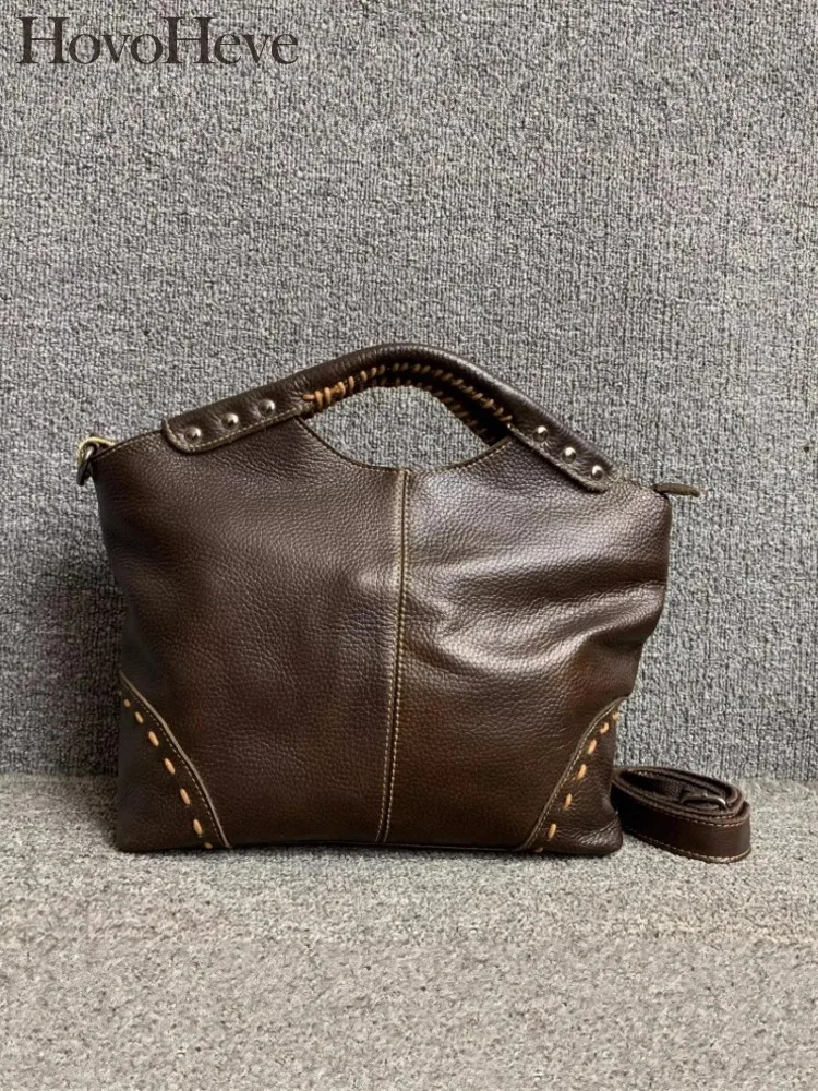Women Design Genuine Leather Solid Color Single Shoulder Bag Zip Fashion Satchels Handbag Ladies Vintage Office Messenger Bags
Women Design Genuine Leather Solid Color Single Shoulder Bag Zip Fashion Satchels Handbag Ladies Vintage Office Messenger Bags