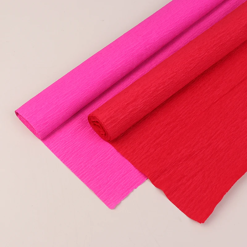 50x250CM Colored Crepe Paper Roll Origami Crinkled Crepe Paper Craft DIY Flowers Gift Wrapping Paper Fold Scrapbooking Crafts
50x250CM Colored Crepe Paper Roll Origami Crinkled Crepe Paper Craft DIY Flowers Gift Wrapping Paper Fold Scrapbooking Crafts