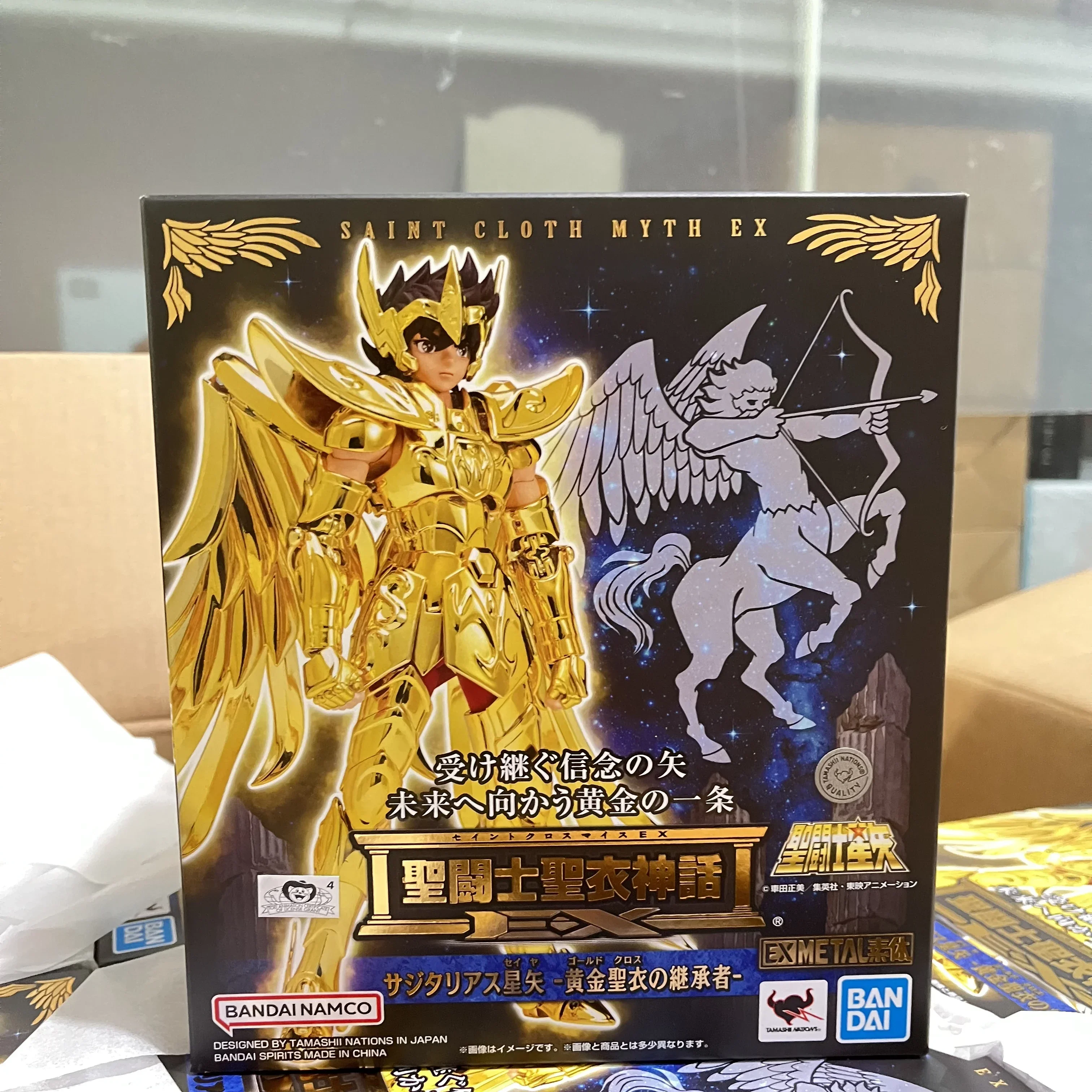 Original BANDAI Saint Cloth Myth EX SAGITTARIUS SEIYA INHERITOR OF THE GOLD CLOTH Anime Figure Toys PVC Model Collection Gift
Original BANDAI Saint Cloth Myth EX SAGITTARIUS SEIYA INHERITOR OF THE GOLD CLOTH Anime Figure Toys PVC Model Collection Gift