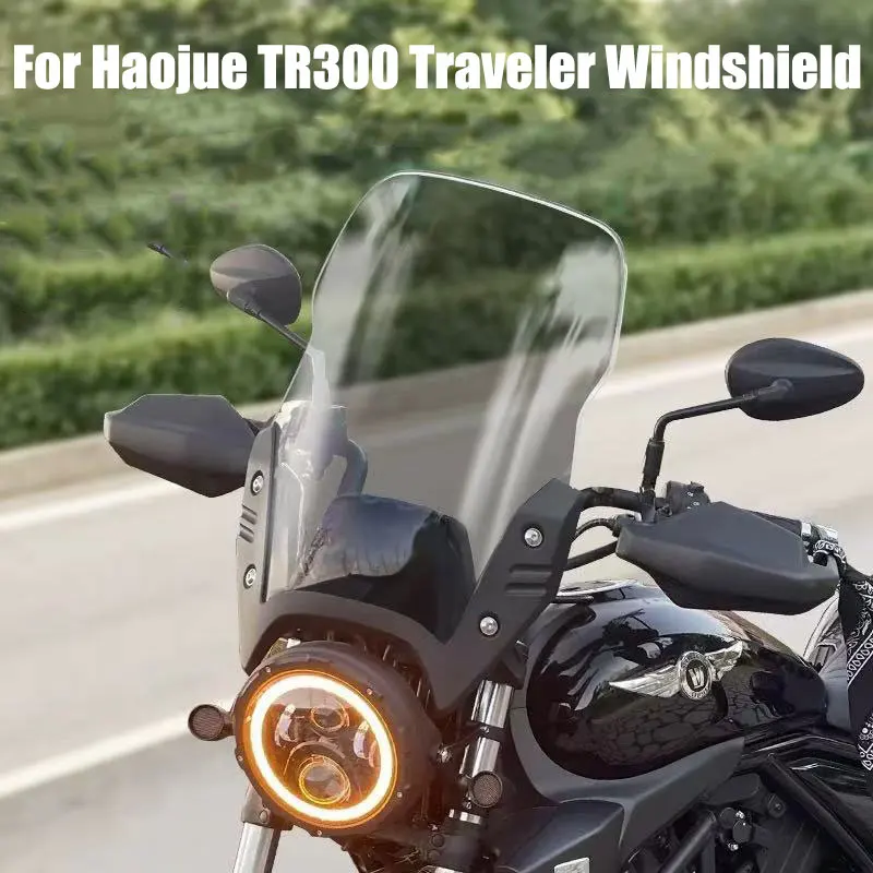 For Haojue TR300 Traveler Windshield Motorcycle Modification Front Windshield Windscreen Wind Deflector with Bracket Accessories
For Haojue TR300 Traveler Windshield Motorcycle Modification Front Windshield Windscreen Wind Deflector with Bracket Accessories