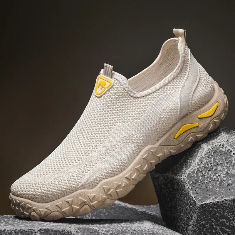 Men's Lightweight Mesh Breathable Casual Shoes Soft Soled Hollow Sports Trendy Footwear Comfortable Slip-On Running Sneakers
Men's Lightweight Mesh Breathable Casual Shoes Soft Soled Hollow Sports Trendy Footwear Comfortable Slip-On Running Sneakers