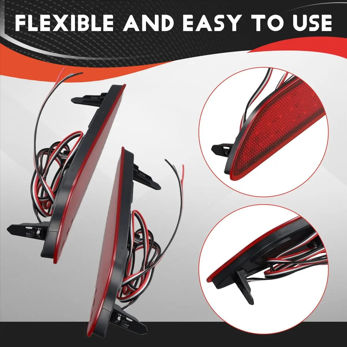 Привлекательный светодиодный отражатель заднего бампера автомобиля, задний фонарь, противотуманный фонарь, стоп-сигнал для Toyota Alphard 40 Series 2023+, красный
Привлекательный светодиодный отражатель заднего бампера автомобиля, задний фонарь, противотуманный фонарь, стоп-сигнал для Toyota Alphard 40 Series 2023+, красный