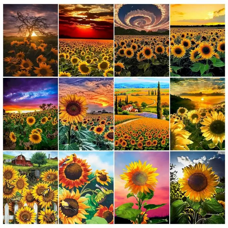RUOPOTY Full Square Diamond Painting Sunflower Home Decor 5D DIY Diamond Embroidery Flower Rhinestone Cross Stitch Kit New Arriv
RUOPOTY Full Square Diamond Painting Sunflower Home Decor 5D DIY Diamond Embroidery Flower Rhinestone Cross Stitch Kit New Arriv