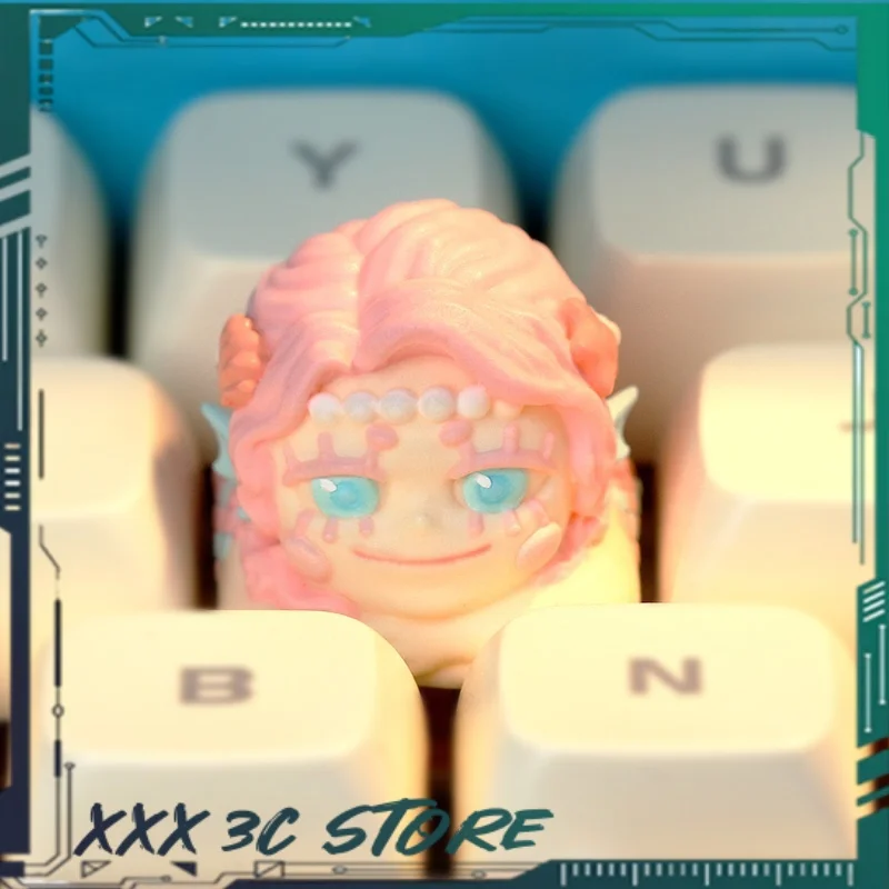 DOLL Series Keycap Resin Material Cherry Profile Cute Anime KeyCap Decoration Gift Cross Shaft Mechanical Keyboard Accessories
DOLL Series Keycap Resin Material Cherry Profile Cute Anime KeyCap Decoration Gift Cross Shaft Mechanical Keyboard Accessories
