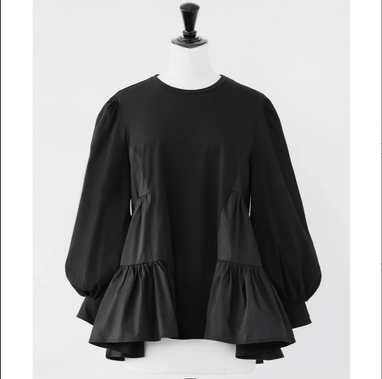Autumn New Women's Causal Layered Pleated A-line Doll Shirt 2025 New Solid Color T-shirt
Autumn New Women's Causal Layered Pleated A-line Doll Shirt 2025 New Solid Color T-shirt