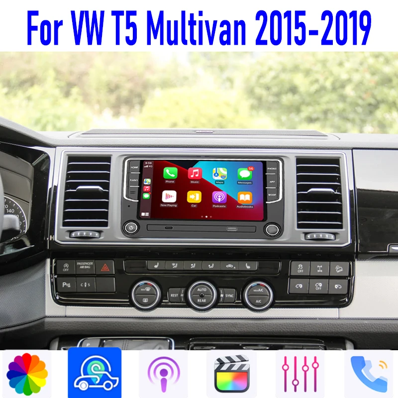 7'' For VW T5 MultiVan 2015-2019 Wireless Apple Carplay Android 13 Auto Head Unit Car Stereo Radio Intelligent System GPS WIFI
7'' For VW T5 MultiVan 2015-2019 Wireless Apple Carplay Android 13 Auto Head Unit Car Stereo Radio Intelligent System GPS WIFI