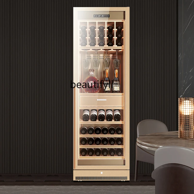 Wine cabinet constant temperature ice bar embedded stainless steel frequency conversion air cooling ultra-thin refrigerator
Wine cabinet constant temperature ice bar embedded stainless steel frequency conversion air cooling ultra-thin refrigerator