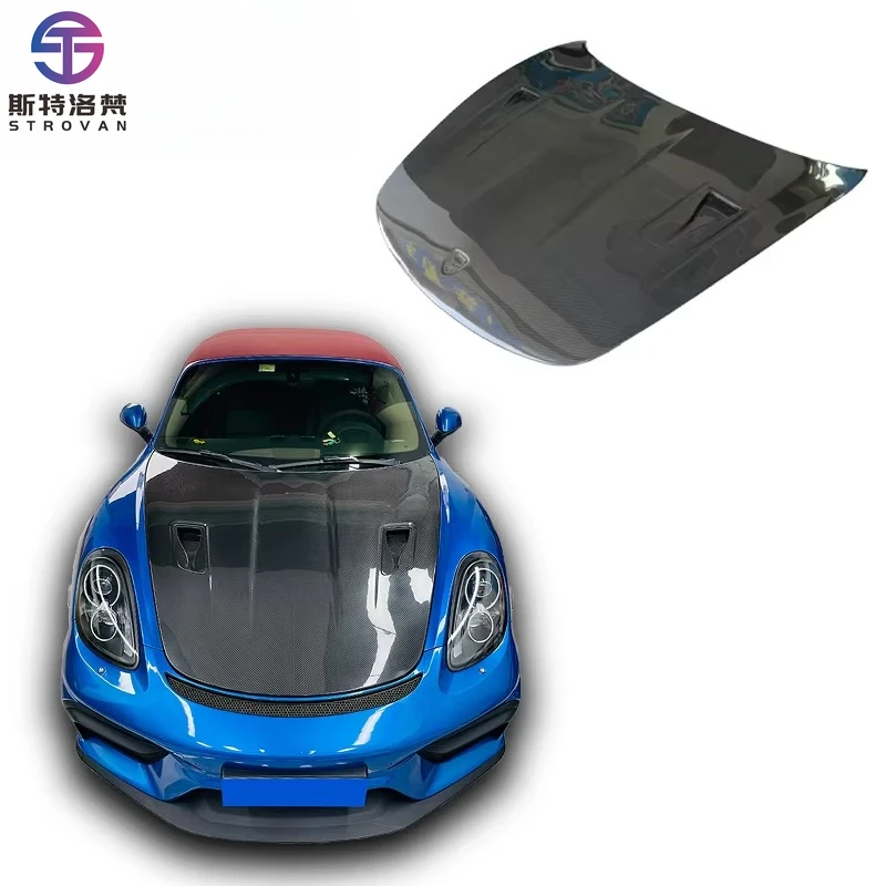 Dry Carbon Fiber PD RS Style Hood for 718 981 991 Upgrade to GT4 RS Hood Bonnet Factory Produce Engine Valve Cover
Dry Carbon Fiber PD RS Style Hood for 718 981 991 Upgrade to GT4 RS Hood Bonnet Factory Produce Engine Valve Cover