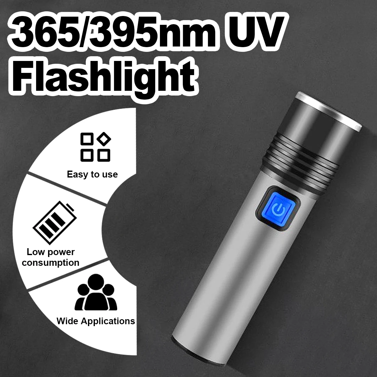 Фонарик Uv - Led 3 Режим лампы 365 нм 395 нм ультрафиолетовый алюминиевый фонарь фонарик ультрафиолетовый свет Usb
Фонарик Uv - Led 3 Режим лампы 365 нм 395 нм ультрафиолетовый алюминиевый фонарь фонарик ультрафиолетовый свет Usb