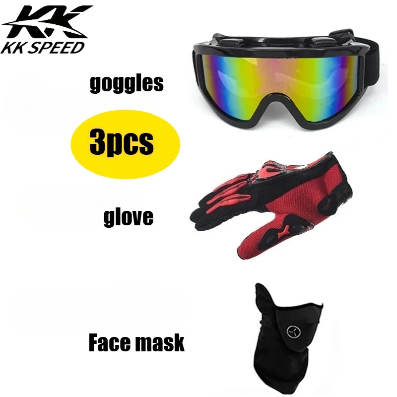 3pcs Motorcycle Riding Hard Shell Gloves Goggles Mask Gloves Set Black Protective Gear Black Red Orange Green
3pcs Motorcycle Riding Hard Shell Gloves Goggles Mask Gloves Set Black Protective Gear Black Red Orange Green