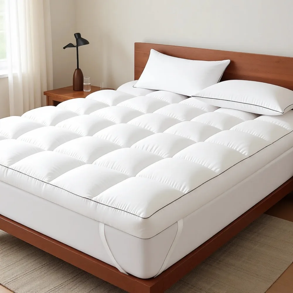 Наматрасник из пены с эффектом памяти 5 дюймов (King Size) для облегчения боли в спине, дышащий, мягкий, поддерживающий, 80x78x5 см
Наматрасник из пены с эффектом памяти 5 дюймов (King Size) для облегчения боли в спине, дышащий, мягкий, поддерживающий, 80x78x5 см