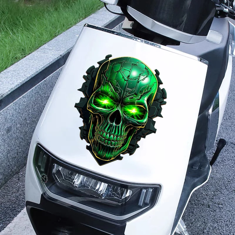 Зеленые ужасные наклейки с черепом, декоративные мотоциклетные наклейки для тела мотоцикла, сделай сам, самокат, Стайлинг, Декор, скелет, виниловые наклейки
Зеленые ужасные наклейки с черепом, декоративные мотоциклетные наклейки для тела мотоцикла, сделай сам, самокат, Стайлинг, Декор, скелет, виниловые наклейки