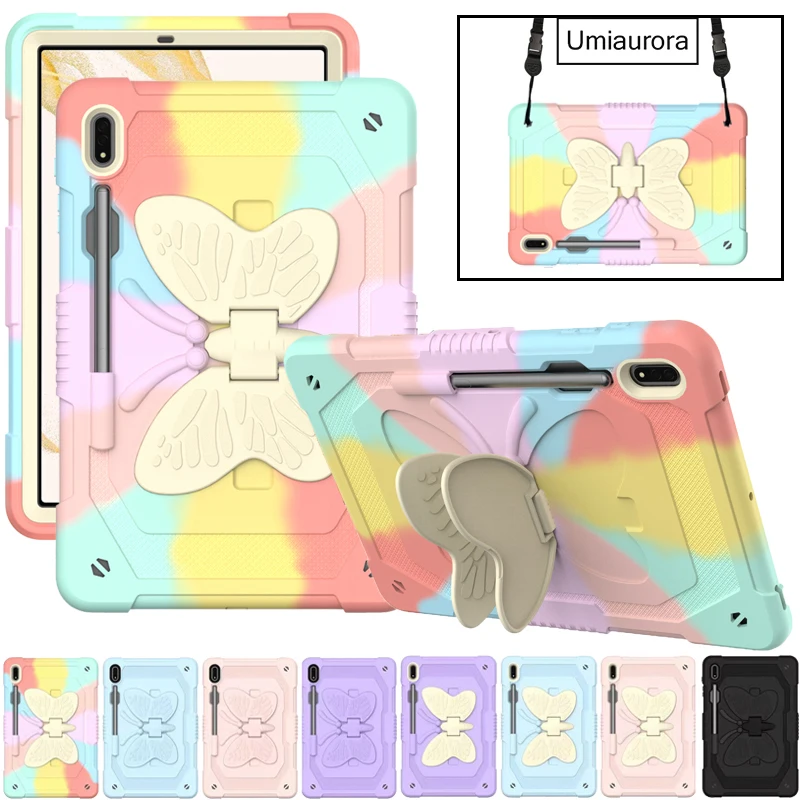 For Samsung Tab S7+ S8+ S9 FE+ S10+ Plus 12.4 inch SM-X820 SM-X610 X520 T970 Stand Butterfly Tablet Case Shockproof Cover Funda
For Samsung Tab S7+ S8+ S9 FE+ S10+ Plus 12.4 inch SM-X820 SM-X610 X520 T970 Stand Butterfly Tablet Case Shockproof Cover Funda
