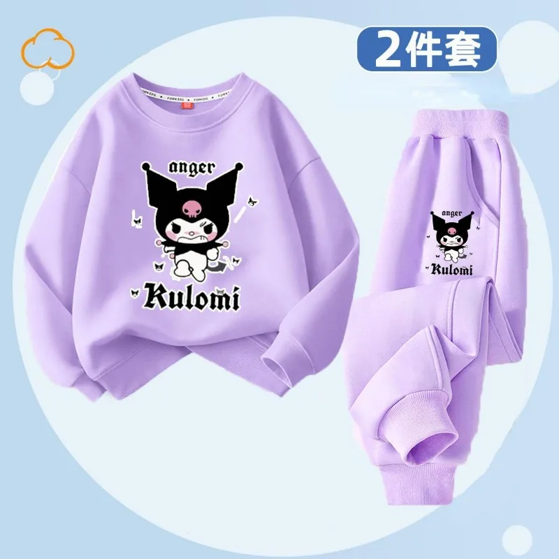 Новый милый детский костюм Kuromi из аниме периферийный свитшот и брюки креативный милый осенний тонкий Подарочный комплект из двух предметов Sanrio оптовая продажа
Новый милый детский костюм Kuromi из аниме периферийный свитшот и брюки креативный милый осенний тонкий Подарочный комплект из двух предметов Sanrio оптовая продажа
