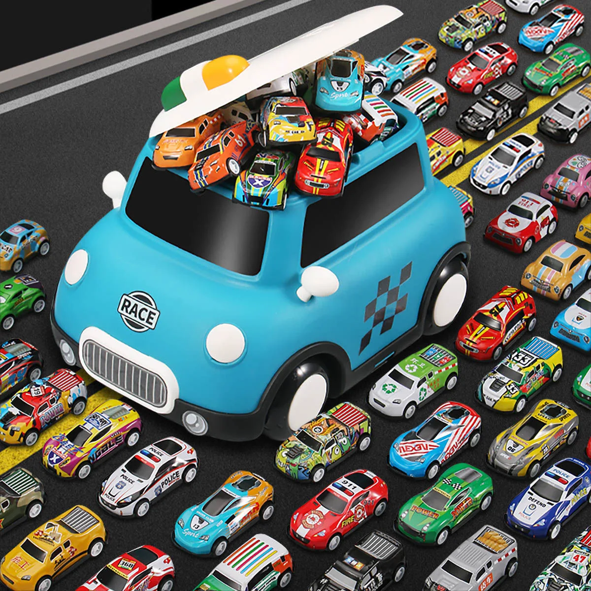 30 Pcs Die-Cast Toy Cars Set with Storage Carrier - Realistic Alloy Vehicle Toys for Boys & Girls
30 Pcs Die-Cast Toy Cars Set with Storage Carrier - Realistic Alloy Vehicle Toys for Boys & Girls