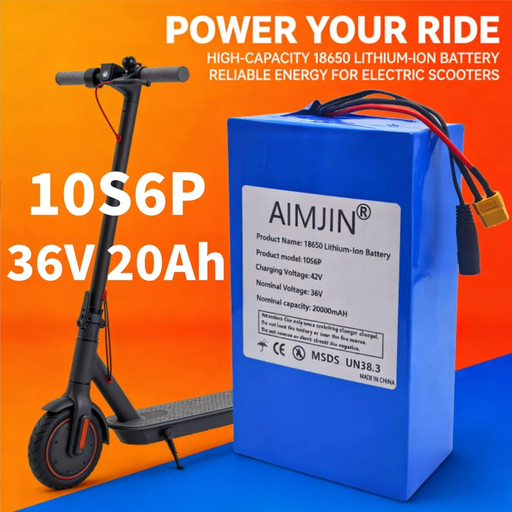 36V 20ah 10s6p lithium-ion battery pack 36V 20000mAh 1000W electric battery built-in BMS
36V 20ah 10s6p lithium-ion battery pack 36V 20000mAh 1000W electric battery built-in BMS